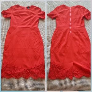 Red H&M dress
